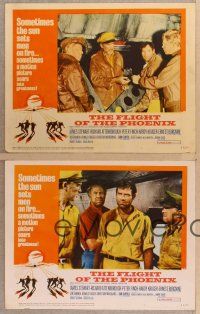 2p725 FLIGHT OF THE PHOENIX 4 LCs '66 directed by Robert Aldrich, James Stewart, Attenborough!