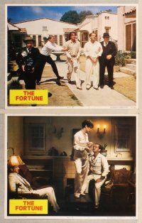 2p031 FORTUNE 9 LCs '75 Jack Nicholson & Warren Beatty are not as smart as the Three Stooges!