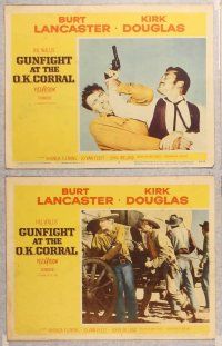2p648 GUNFIGHT AT THE O.K. CORRAL 6 LCs '57 Burt Lancaster, Kirk Douglas, directed by John Sturges!