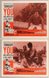 2p246 HALLUCINATION GENERATION 8 LCs '67 George Montgomery, you are invited to a pill party!