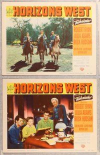 2p653 HORIZONS WEST 6 LCs '52 Robert Ryan, Julia Adams, Rock Hudson!