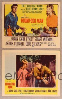 2p264 HOUND-DOG MAN 8 LCs '59 Fabian starring in his first movie with pretty Carol Lynley!