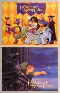 2p272 HUNCHBACK OF NOTRE DAME 8 English LCs '96 Walt Disney cartoon from Victor Hugo's novel!