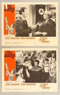 2p656 I COULD GO ON SINGING 6 LCs '63 Judy Garland performing & with Dirk Bogarde!
