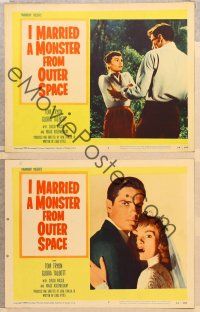 2p813 I MARRIED A MONSTER FROM OUTER SPACE 3 LCs '58 Gloria Talbott, Tom Tryon!
