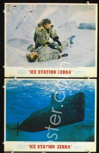 2p731 ICE STATION ZEBRA 4 LCs '69 Rock Hudson, Jim Brown, Ernest Borgnine!