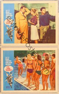 2p814 I'LL TAKE SWEDEN 3 LCs '65 Bob Hope & Tuesday Weld in Scandinavia, lots of sexy bikini babes!