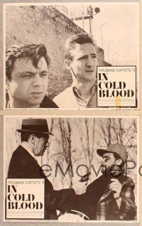 2p732 IN COLD BLOOD 4 LCs '67 Richard Brooks directed, Robert Blake, novel by Truman Capote!