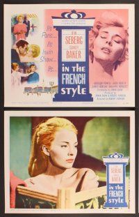 2p285 IN THE FRENCH STYLE 8 LCs '63 sexy Jean Seberg in Paris, written by Irwin Shaw!