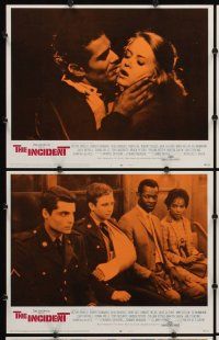 2p286 INCIDENT 8 LCs '68 Beau Bridges, Brock Peters, explodes w/the shock of a switchblade knife!