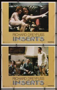 2p290 INSERTS 8 LCs '76 x-rated Richard Dreyfuss, Jessica Harper, a degenerate film with dignity!