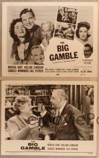 2p733 INSIDE STORY 4 LCs R54 Marsha Hunt, William Lundigan, The Big Gamble!