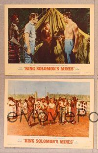2p315 KING SOLOMON'S MINES 8 LCs R62 Deborah Kerr & Stewart Granger in Africa!