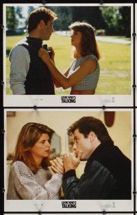 2p344 LOOK WHO'S TALKING 8 LCs '89 John Travolta, Kirstie Alley, Bruce Willis as baby Mikey!