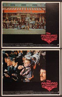 2p355 MADWOMAN OF CHAILLOT 8 LCs '69 Katharine Hepburn, Charles Boyer, Claude Dauphin!