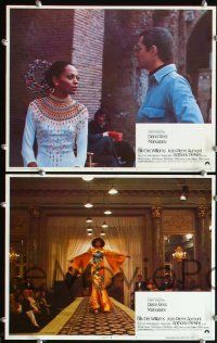 2p357 MAHOGANY 8 LCs '75 Diana Ross, Billy Dee Williams, Anthony Perkins!