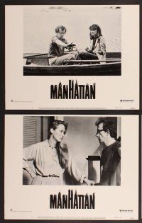 2p364 MANHATTAN 8 LCs '79 classic images of Woody Allen & Diane Keaton in New York City!