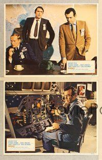 2p743 MAROONED 4 LCs '69 Gregory Peck handles the press, David Janssen!