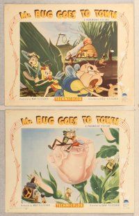 2p605 MR. BUG GOES TO TOWN 7 LCs '41 great animated images from Dave Fleischer cartoon!