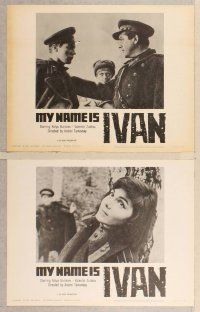 2p385 MY NAME IS IVAN 8 LCs '63 Andrei Tarkovsky's 1st feature film, Ivanovo detstvo!