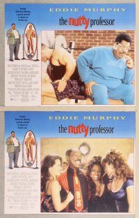 2p607 NUTTY PROFESSOR 7 LCs '96 wacky images of Eddie Murphy as Klump!