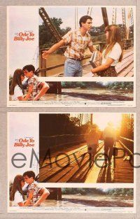 2p401 ODE TO BILLY JOE 8 LCs '76 Robby Benson & Glynnis O'Connor, movie based on Bobbie Gentry song