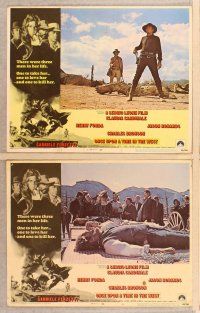 2p404 ONCE UPON A TIME IN THE WEST 8 LCs '69 Leone, Cardinale, Fonda, Bronson & Robards!