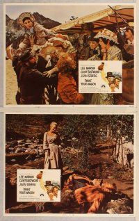 2p413 PAINT YOUR WAGON 8 LCs '69 Clint Eastwood, Lee Marvin & pretty Jean Seberg!