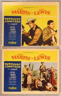 2p669 PARDNERS 6 LCs '56 images of cowboys, wacky Jerry Lewis & Dean Martin!