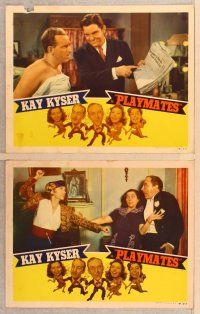 2p672 PLAYMATES 6 LCs '41 cartoony artwork of Kay Kyser, John Barrymore & Lupe Velez!
