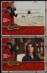 2p427 PURSUIT OF D.B. COOPER 8 LCs '81 sky-diving robbery, Robert Duvall, Treat Williams!