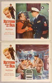 2p439 RETURN FROM THE SEA 8 LCs '54 Jan Sterling, Neville Brand, the fleet's in!