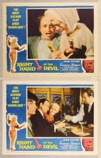 2p443 RIGHT HAND OF THE DEVIL 8 LCs '63 Aram Katcher, Lisa McDonald, Satanic plot!
