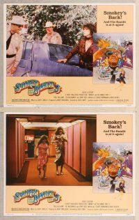 2p475 SMOKEY & THE BANDIT PART 3 8 LCs '83 Daniel Gouzee border art of Jackie Gleason & cast!