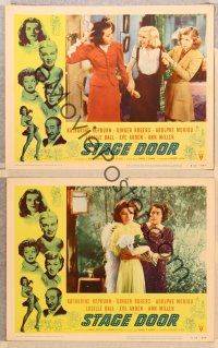 2p854 STAGE DOOR 3 LCs R53 Katharine Hepburn, Ginger Rogers, Lucille Ball!