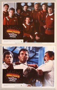 2p485 STAR TREK II 8 LCs '82 The Wrath of Khan, Leonard Nimoy, William Shatner, Kirstie Alley!
