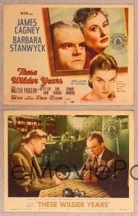 2p514 THESE WILDER YEARS 8 LCs '56 James Cagney & Barbara Stanwyck have a teenager in trouble!