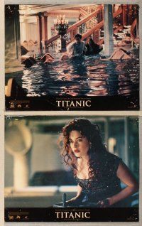 2p026 TITANIC 10 color 11x14 stills '97 images of Leonardo DiCaprio & Kate Winslet, Zane, top cast