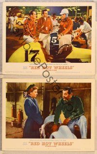 2p863 TO PLEASE A LADY 3 LCs R62 race car driver Clark Gable & Barbara Stanwyck, Red Hot Wheels!