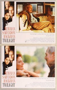 2p537 TWILIGHT 8 LCs '97 Paul Newman, Susan Sarandon, Gene Hackman, Stockard Channing