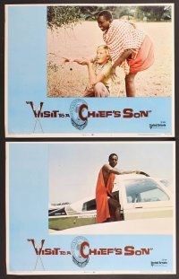 2p549 VISIT TO A CHIEF'S SON 8 LCs '74 Richard Mulligan, John Philip Hogdon, African adventure!