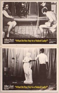 2p689 WHAT DO YOU SAY TO A NAKED LADY 6 LCs '70 Allen Funt's first Candid Camera feature film!