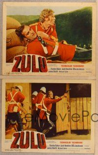 2p766 ZULU 4 LCs '64 Stanley Baker & Michael Caine classic, dwarfing the mightiest!