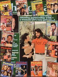 2r042 LOT OF 14 PHOTOPLAY MAGAZINES lot '79 - '80 John Travolta, John Wayne,Jon Voight,Loni Anderson