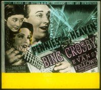2r156 PENNIES FROM HEAVEN glass slide '36 Bing Crosby & Madge Evans, great carnival image!