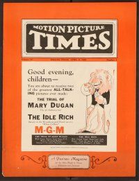 2r049 MOTION PICTURE TIMES exhibitor magazine April 6, 1929 Syncopation, Carnival of Venice!