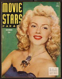 2r107 MOVIE STARS PARADE magazine December 1944 Lana Turner by Eric Carpenter from Women's Army!