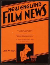 2r061 NEW ENGLAND FILM NEWS exhibitor magazine January 14, 1932 Barbara Stanwyck in Forbidden!