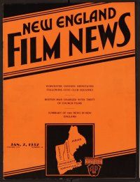 2r060 NEW ENGLAND FILM NEWS exhibitor magazine January 7, 1932 great ad for Dr. Jekyll & Mr. Hyde!