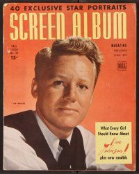 2r108 SCREEN ALBUM magazine Fall 1945 what every girl should know about Van Johnson!